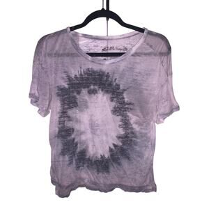Target Tie-Dye Lightweight Crop Top Gray